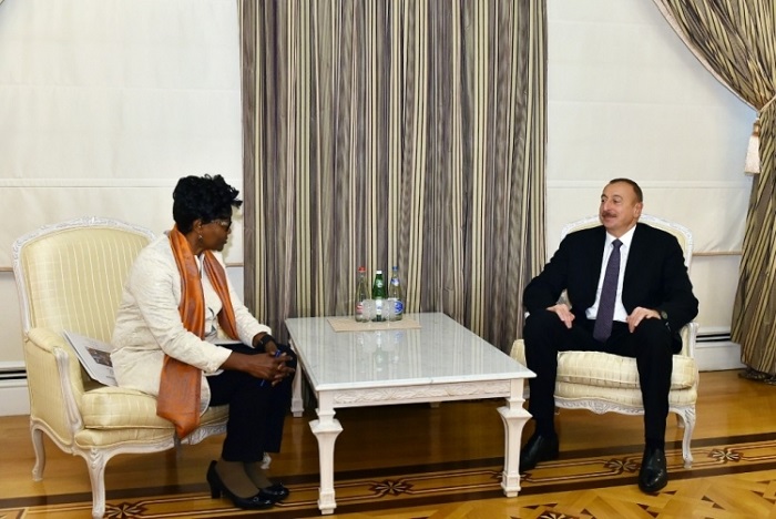 Azerbaijani president receives WB regional director 